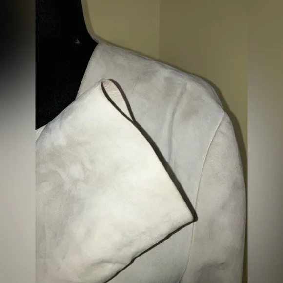 Brunello Cucinelli Women’s Leather Suede Wrap Around Jacket Sz 48 US 12 14 LUXE - Picture 10 of 14